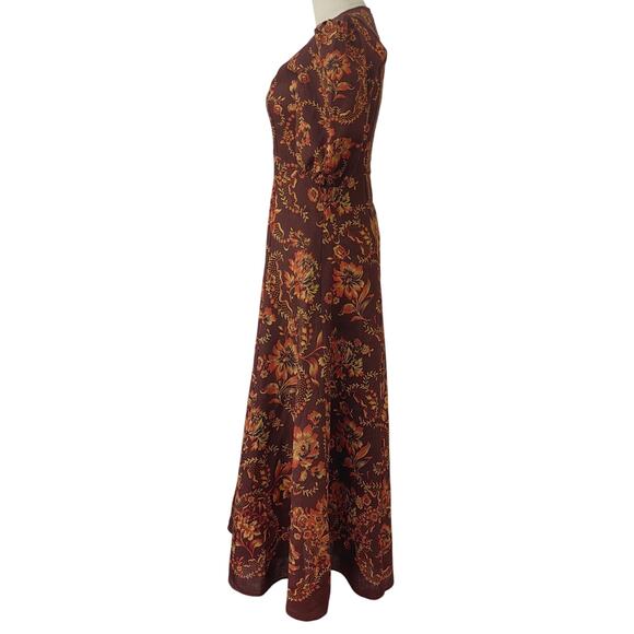 Alemais Seraphina printed linen midi dress US 6 - Picture 9 of 11